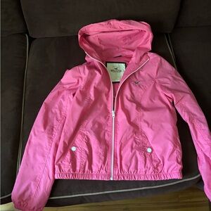 Hollister  Bright Pink Raincoat size L